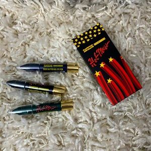 ROCKINS cosmetics Hot Mess Black, Blue & Green Glitter Eye Pens